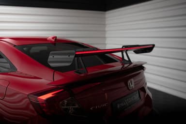Karbonowy Spoiler Z Górnymi Mocowaniami + LED Maxton Honda Civic SI Mk10 - фото My Tuning Lab