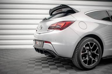 Задня накладка Maxton Opel Astra GTC OPC-Line J (Wersja z pojedyńczym Вихлопem z jednej strony) - фото My Tuning Lab