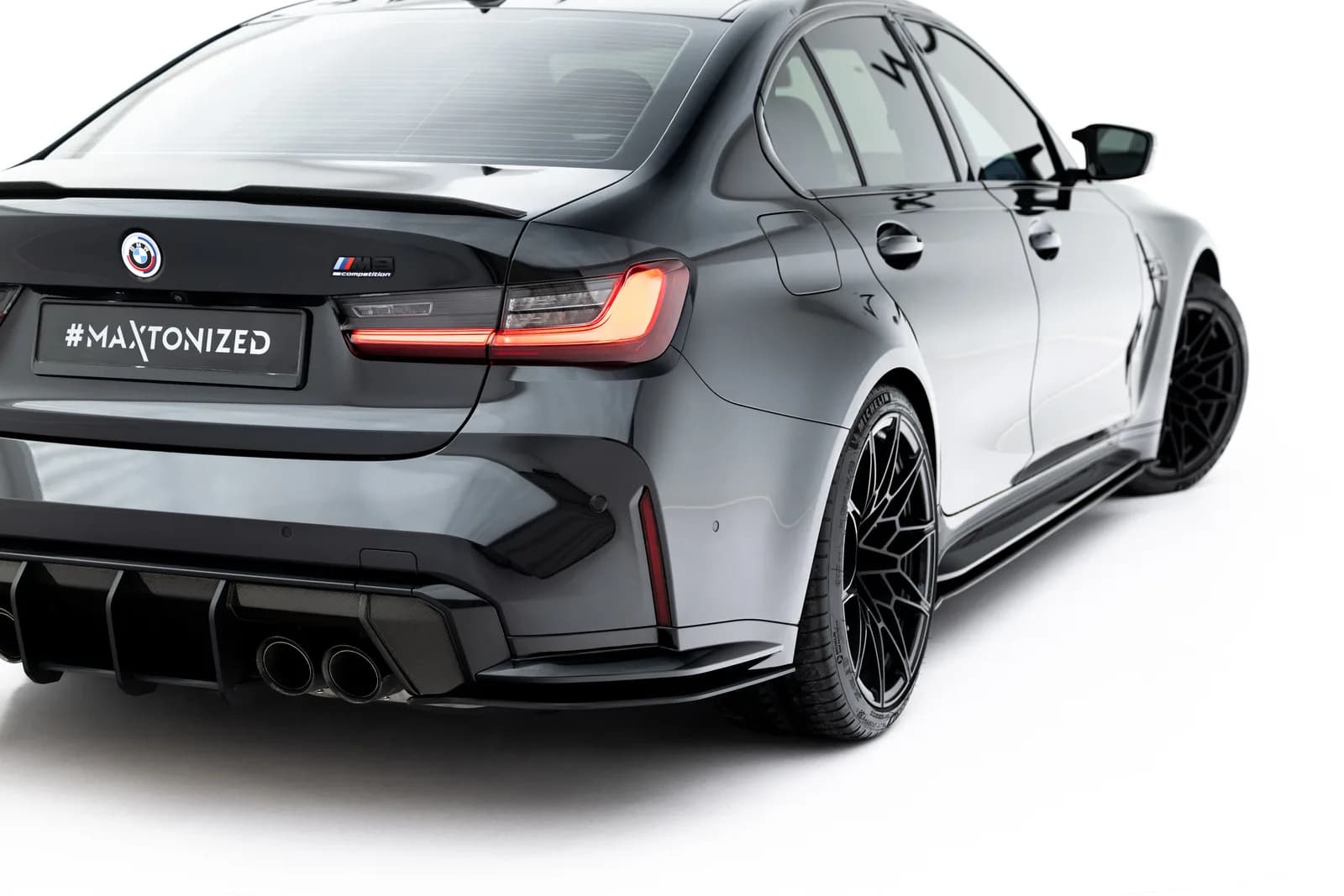 Задні сплітери Boczne Street Pro V.3 Maxton BMW M3 Sedan / Touring G80 / G81 - фото My Tuning Lab