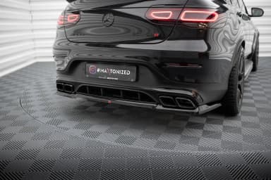 Задній сплітер (Z Dyfuzorem) Maxton Mercedes-AMG GLC 63 Coupe C253 Facelift - фото My Tuning Lab