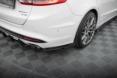 Задні сплітери Boczne Street Pro + Flaps Maxton Ford Mondeo Sport Mk5 Facelift / Fusion Sport Mk2 Facelift - фото My Tuning Lab