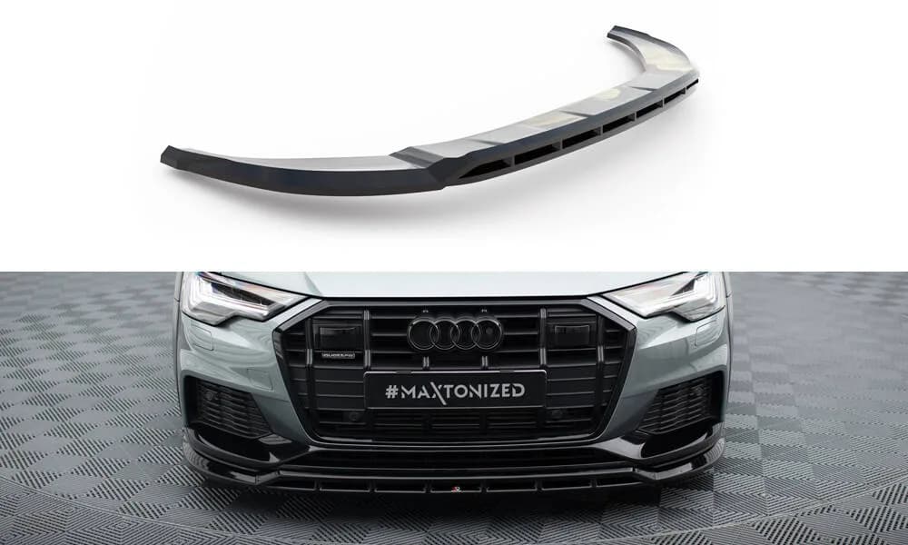 Передній сплітер Maxton Audi A6 Allroad C8 - фото My Tuning Lab