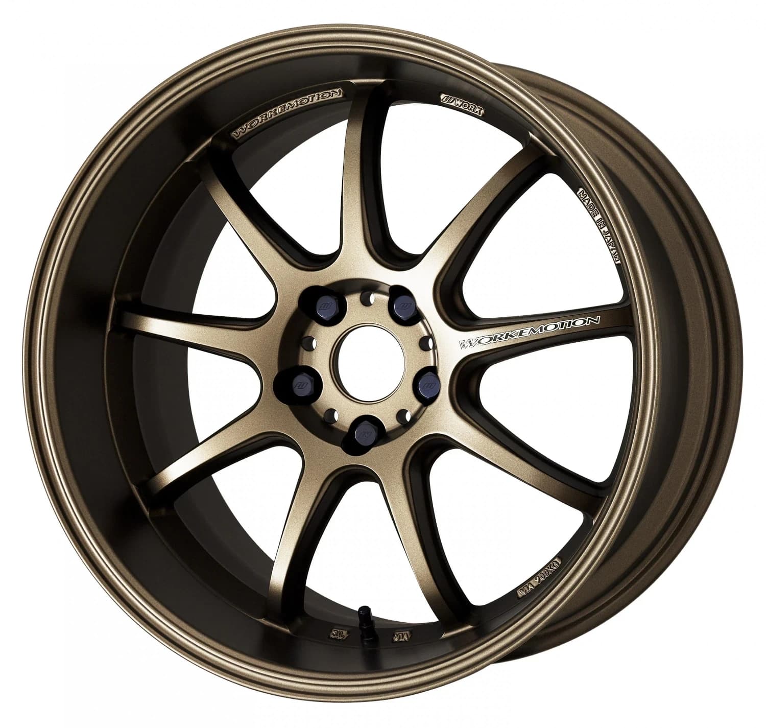 Легкосплавний диск 18" Work Wheels Work Emotion D9R 18x9,5 BLANK Matte бронза (AHG) - фото My Tuning Lab