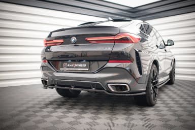 Задній сплітер (Z Dyfuzorem) V.3 Maxton BMW X6 M-пакет G06 - фото My Tuning Lab