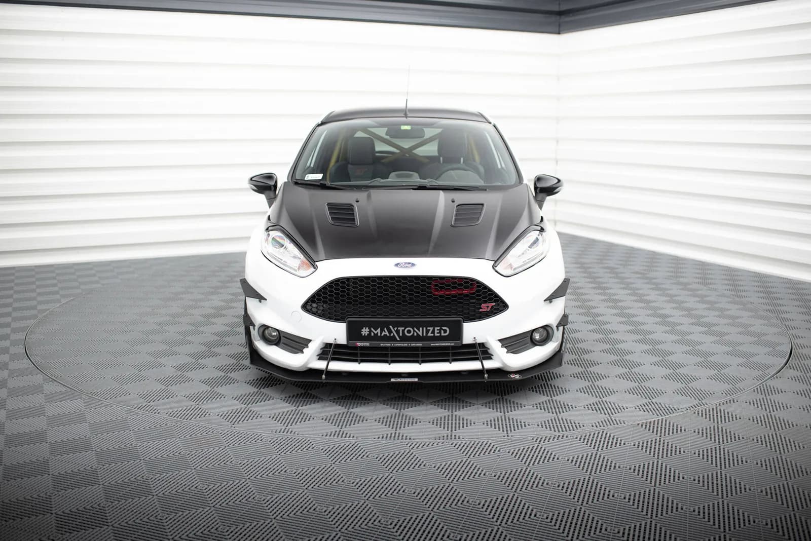 Передній сплітер Maxton Racing V2 Ford Fiesta ST MK7 FL - фото My Tuning Lab