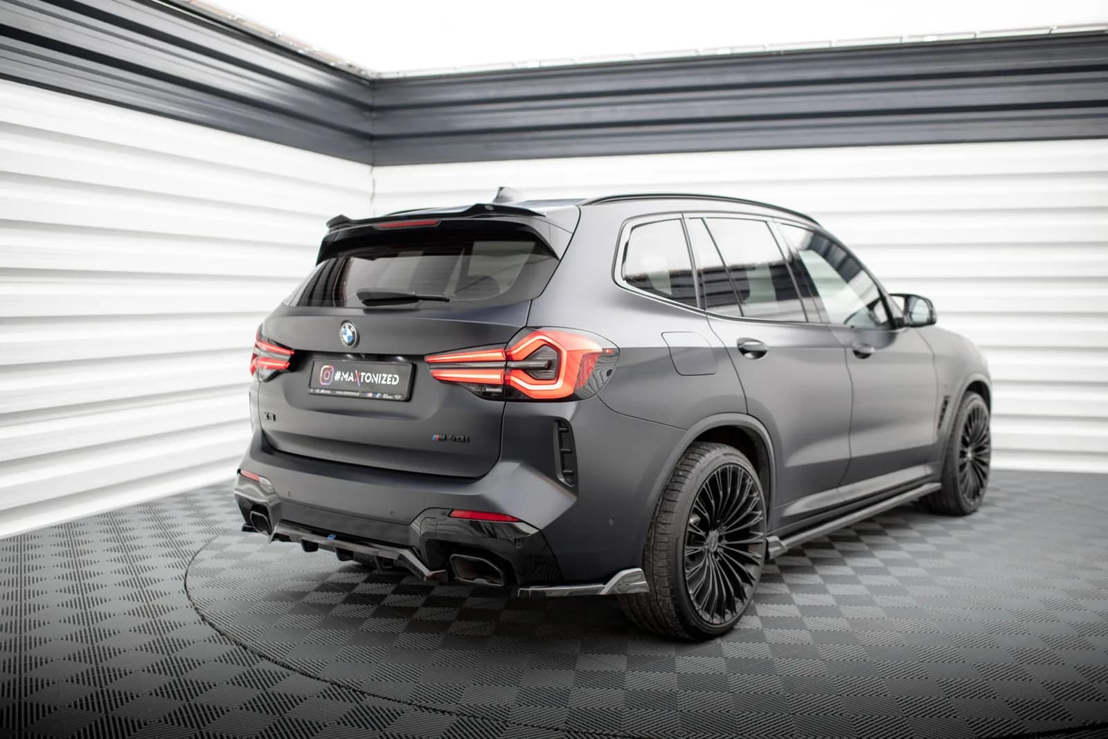 Задні сплітери Boczne Maxton BMW X3 M-пакет G01 Facelift - фото My Tuning Lab