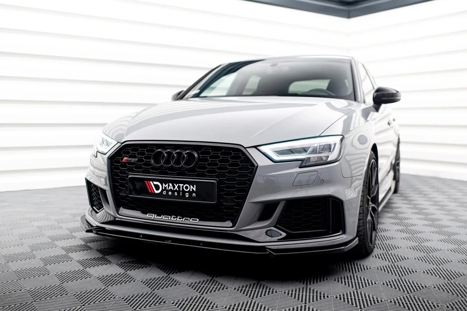 Передній сплітер V.4 Maxton Audi RS3 8V FL Sportback - фото My Tuning Lab