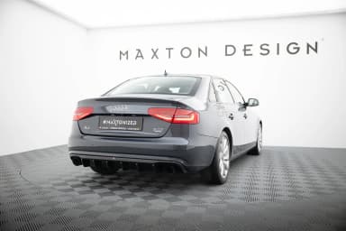 Задня накладка Maxton Audi A4 B8 Facelift (версія з одинарними вихлопами з двох сторін) - фото My Tuning Lab