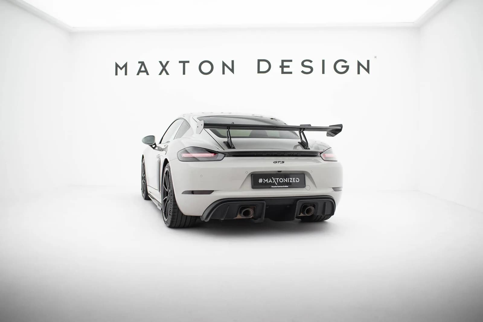 Karbonowy Spoiler Z Górnymi Mocowaniami V.1 Maxton Porsche 718 Cayman 982c - фото My Tuning Lab