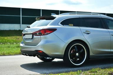 Продовження спойлера Maxton Mazda 6 GJ (MK3) Wagon (чорний глянець) - фото My Tuning Lab