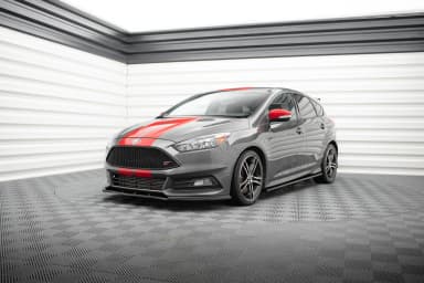 Передній сплітер V.1 Maxton Ford Focus ST Mk3 FL - фото My Tuning Lab