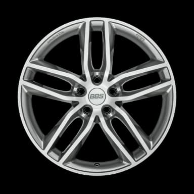 Легкосплавний диск 19" BBS SX 19x8,5 ET32 5x112 Platinum срібний Diamantgedreht - фото My Tuning Lab