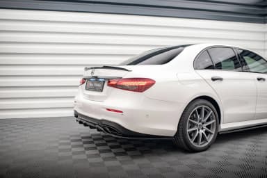 Задній сплітер (Z Dyfuzorem) Maxton Mercedes-Benz E AMG-Line Sedan W213 Facelift - фото My Tuning Lab