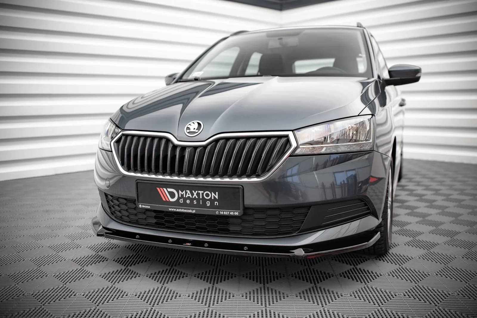 Передній сплітер Maxton Skoda Fabia Mk3 Facelift - фото My Tuning Lab