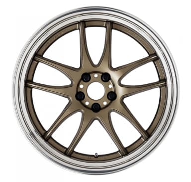 Легкосплавний диск 19" Work Wheels Work Emotion CR-2P Step Rim 19x8 BLANK Matte бронза (AHG) - фото My Tuning Lab