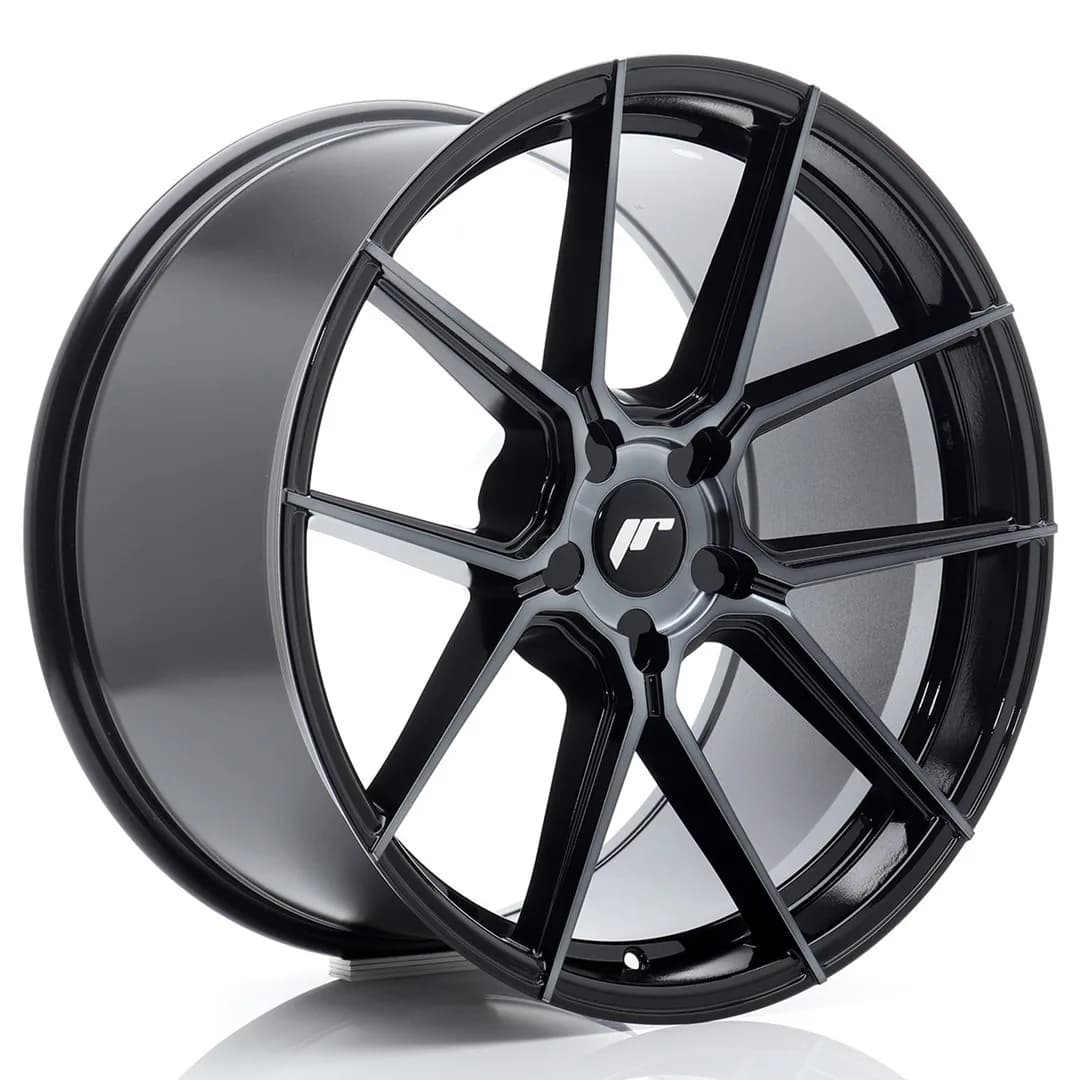 Легкосплавний диск 20" Japan Racing JR30 20x10 ET41 5x120 чорний Machined - фото My Tuning Lab