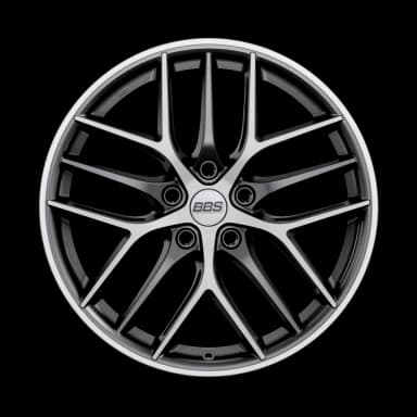 Легкосплавний диск 19" BBS CC-R 19x9 ET48 5x120 сатиновий графіт алмазне фрезерування - фото My Tuning Lab