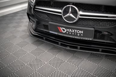 Передній сплітер Street Pro Maxton Mercedes A35 AMG / AMG-Line Aero Pack W177 - фото My Tuning Lab