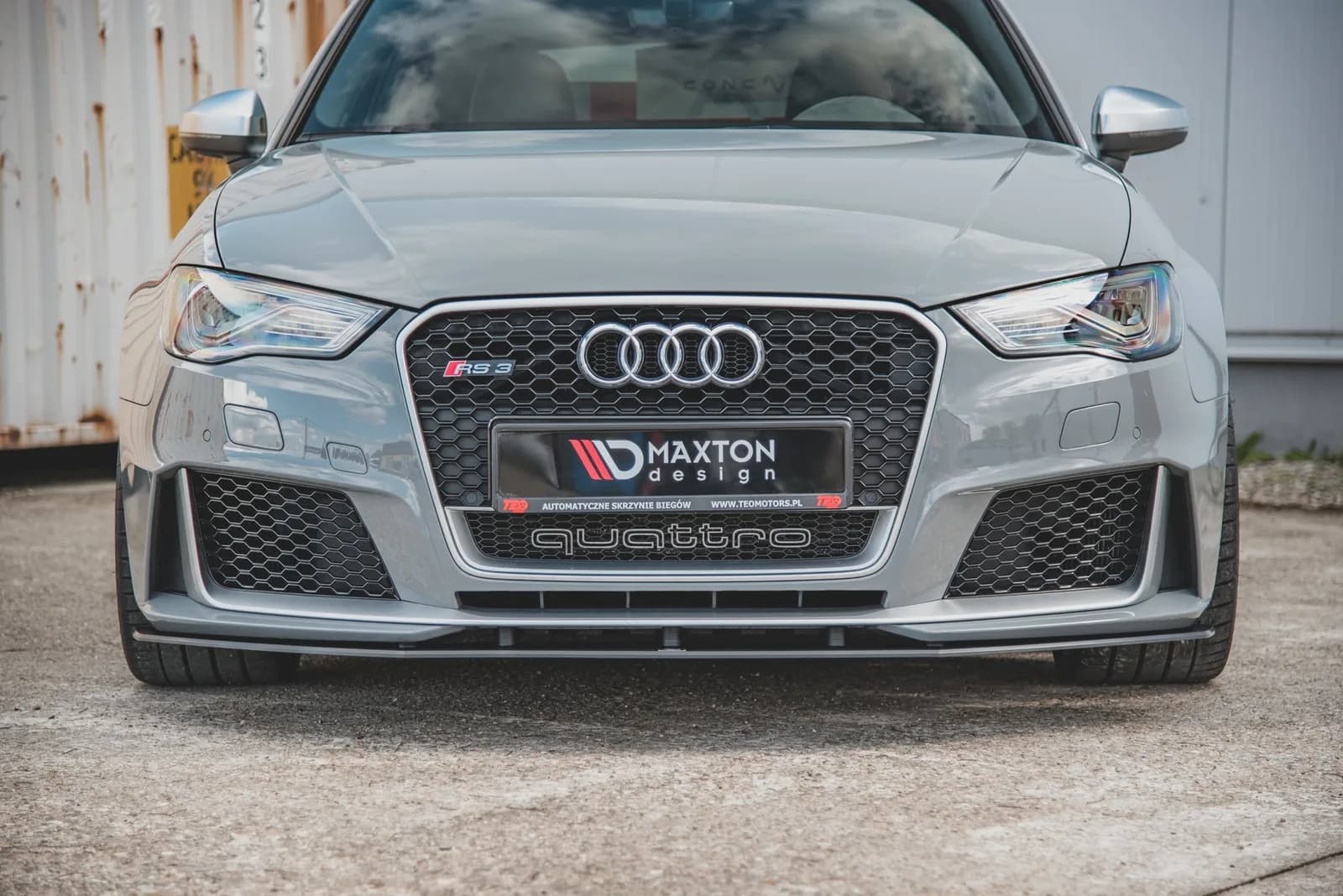 Передній сплітер Street Pro Maxton Audi RS3 8V Sportback - фото My Tuning Lab