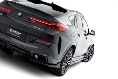 Задній центральний сплітер з дифузором V.2 Maxton BMW X6 M-пакет G06 Facelift - фото My Tuning Lab