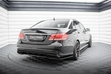 Задній сплітер (Z Dyfuzorem) Maxton Mercedes-Benz E63 AMG Sedan W212 Facelift - фото My Tuning Lab