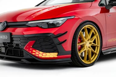Канарди (аеродинамічні накладки переднього бампера) Maxton Volkswagen Golf GTI Clubsport Mk8 Facelift - фото My Tuning Lab