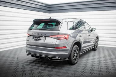 Задній сплітер (Z Dyfuzorem) Maxton Skoda Kodiaq Sportline Mk1 / Mk1 Facelift - фото My Tuning Lab