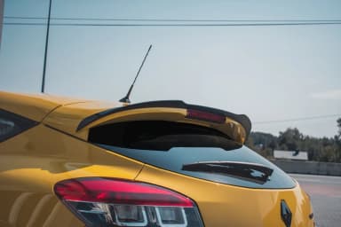 Продовження спойлера Maxton Renault Megane 3 RS (чорний глянець) - фото My Tuning Lab