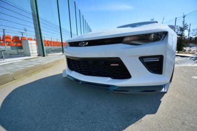 Передній сплітер Maxton V1 Chevrolet Camaro 6 Phase I 2SS Coupe (чорний глянець) - фото My Tuning Lab