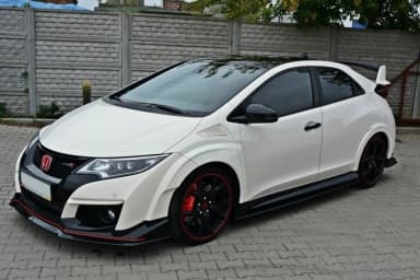 Передній сплітер Maxton Honda Civic IX Type R V.2 - фото My Tuning Lab