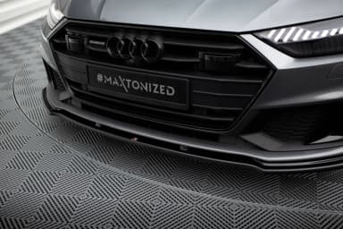 Передній сплітер V.2 Maxton Audi A7 S-Line C8 / S7 C8 / C8 Facelift / S7 Facelift - фото My Tuning Lab
