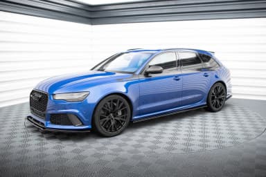 Накладки на пороги V.1 Maxton Audi RS6 C7 / C7 Facelift - фото My Tuning Lab