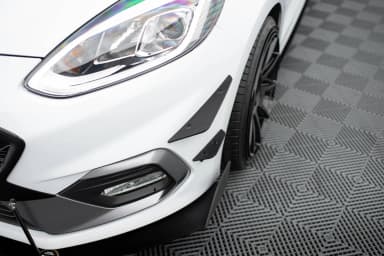 Канарди (аеродинамічні накладки переднього бампера) Maxton Ford Fiesta Mk8 ST/ ST-Line - фото My Tuning Lab
