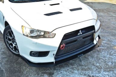 Передній сплітер Maxton Racing Mitsubishi Lancer Evo X V1 - фото My Tuning Lab