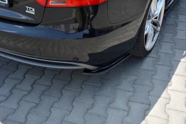 Задні сплітери boczne Maxton Audi A5 S-Line 8T FL Sportback (чорний глянець) - фото My Tuning Lab