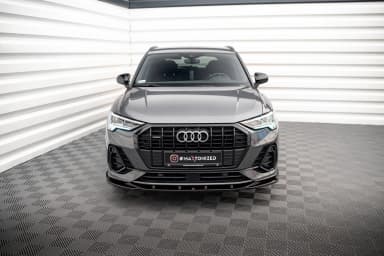 Передній сплітер V.3 Maxton Audi Q3 Sportback / SUV S-Line F3 - фото My Tuning Lab