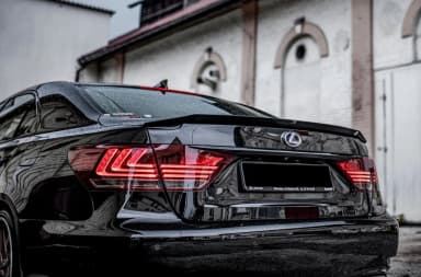 Продовження спойлера Maxton Lexus LS MK4 Facelift (чорний глянець) - фото My Tuning Lab