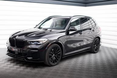 Накладки на пороги Maxton BMW X5 G05 M-пакет (чорний глянець) - фото My Tuning Lab