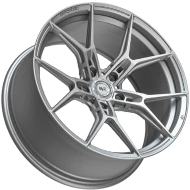 Легкосплавний диск 19" Wheelforce RACE.ONE 19x9,5 ET21 5x112 Frozen срібний - фото My Tuning Lab