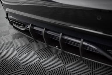 Задні сплітери Boczne Street Pro + Flaps Maxton Mercedes-Benz A AMG-Line W176 Facelift - фото My Tuning Lab