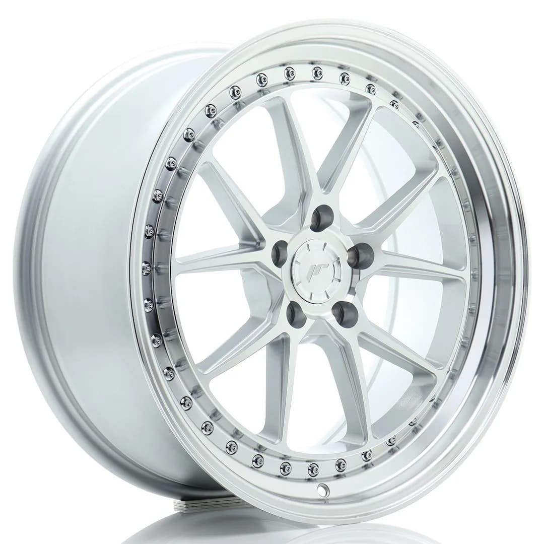 Легкосплавний диск 19" Japan Racing JR39 19x8,5 ET35 5x112 срібний з фрезерованою лицьовою частиною - фото My Tuning Lab