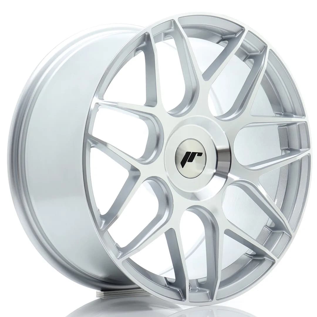 Легкосплавний диск 18" Japan Racing JR18 18x8,5 ET45 5x114,3 срібний з фрезеруванням - фото My Tuning Lab