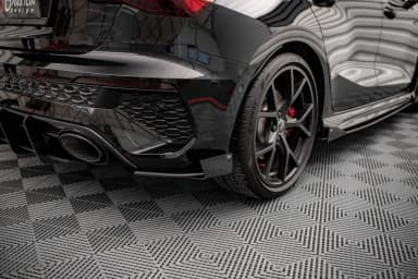 Задні сплітери Boczne Street Pro + Flaps Maxton Audi RS3 Sportback 8Y - фото My Tuning Lab