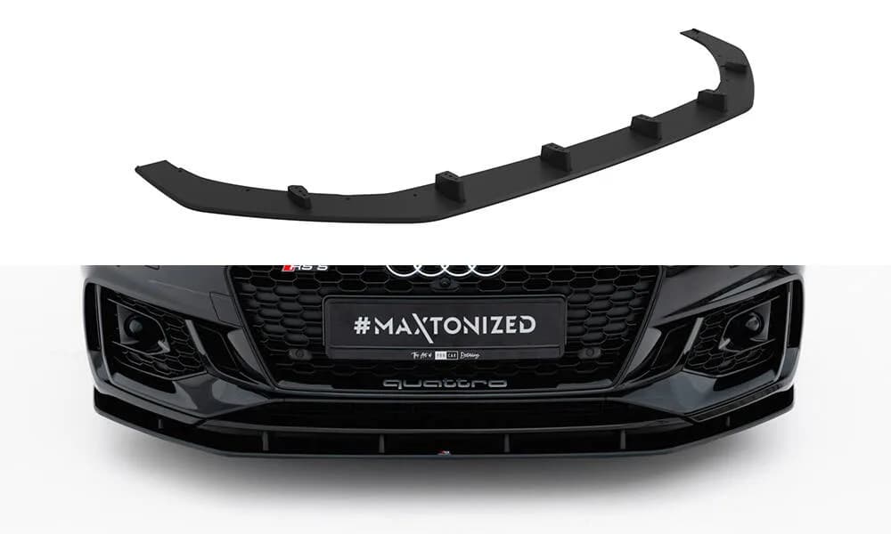 Передній сплітер Street Pro Maxton Audi RS5 Coupe / Sportback F5 - фото My Tuning Lab