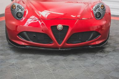 Передній сплітер Maxton Alfa Romeo 4C (чорний глянець) - фото My Tuning Lab