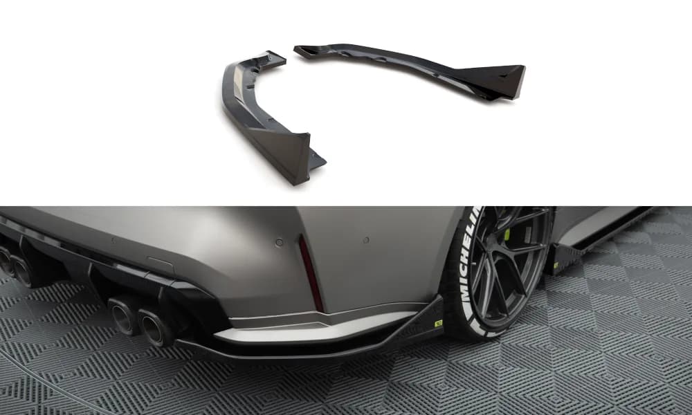Задні сплітери Boczne V.3 CSL Look Maxton BMW M4 G82 / G82 Facelift - фото My Tuning Lab
