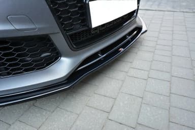 Передній сплітер V.1 Maxton Audi RS7 C7 - фото My Tuning Lab