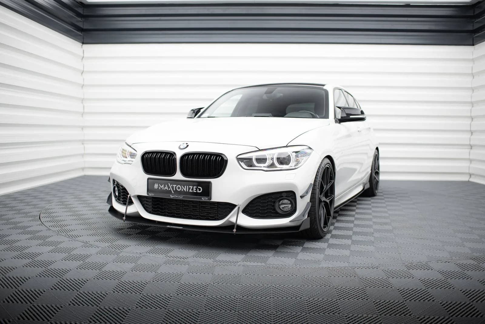 Передній сплітер RACING V.2 Maxton BMW 1 F20/F21 M-Power FACELIFT - фото My Tuning Lab