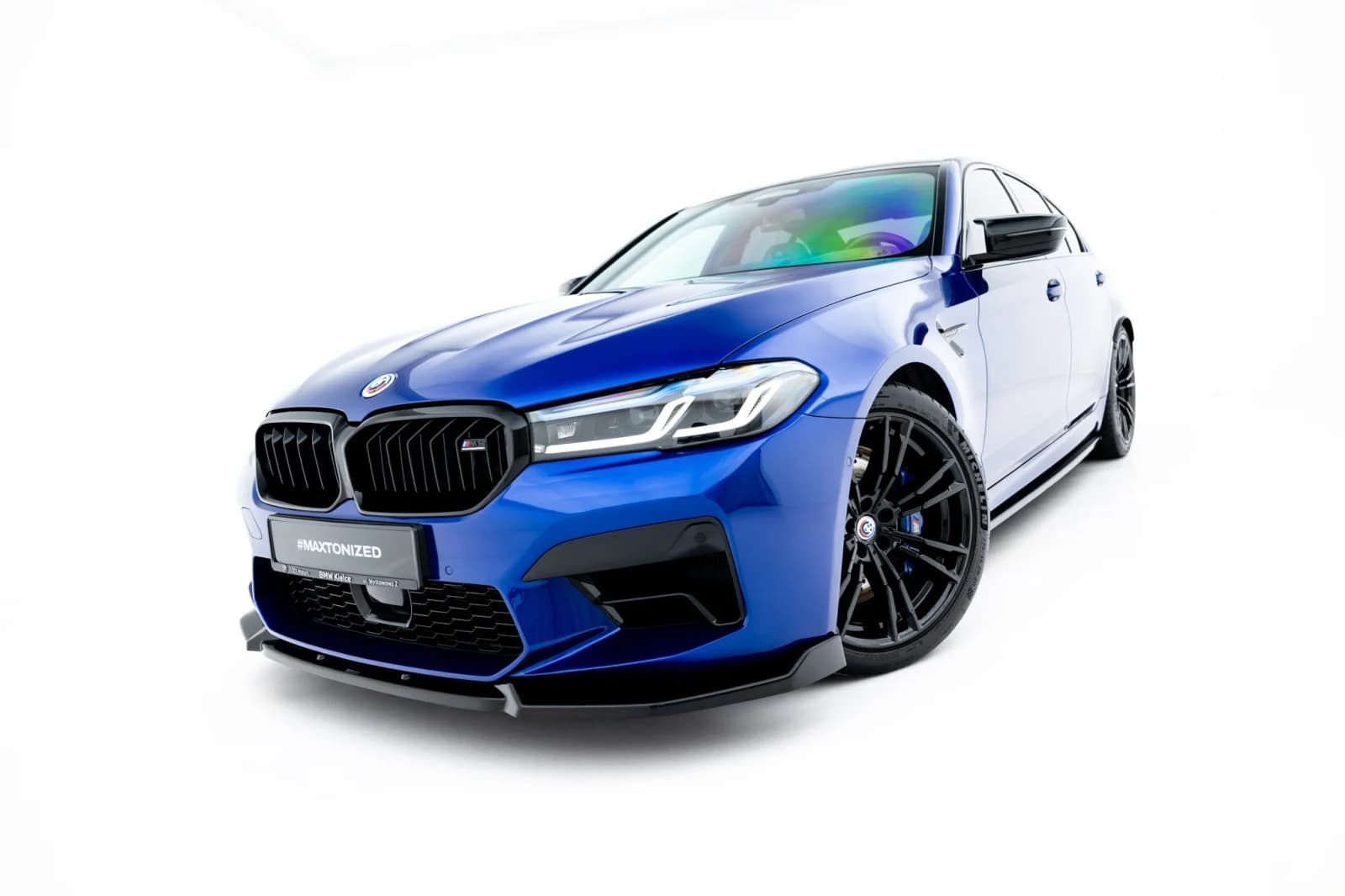 Передній сплітер V.1 Maxton BMW M5 F90 Facelift - фото My Tuning Lab