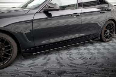 Накладки на пороги Street Pro + Flaps Maxton BMW 4 Gran Coupe F36 - фото My Tuning Lab